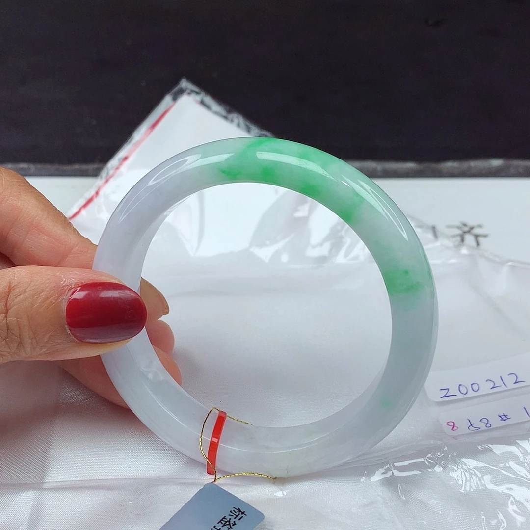 翡翠手镯未镶嵌58圈0212