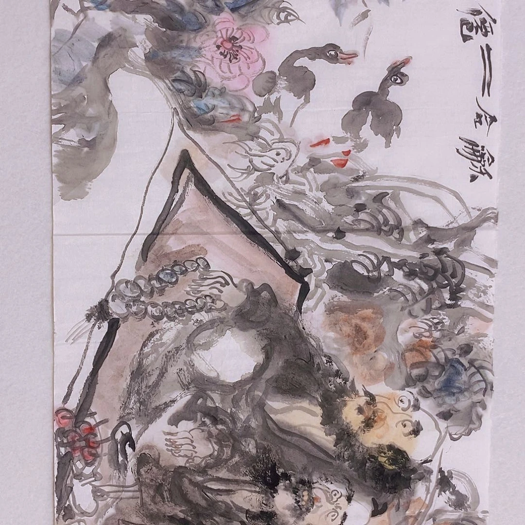 国画书画作品多次参加全国