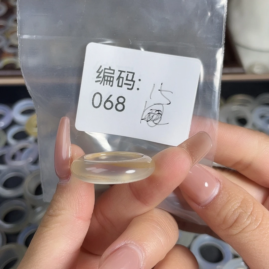 玛瑙/玉髓未镶嵌戒指068