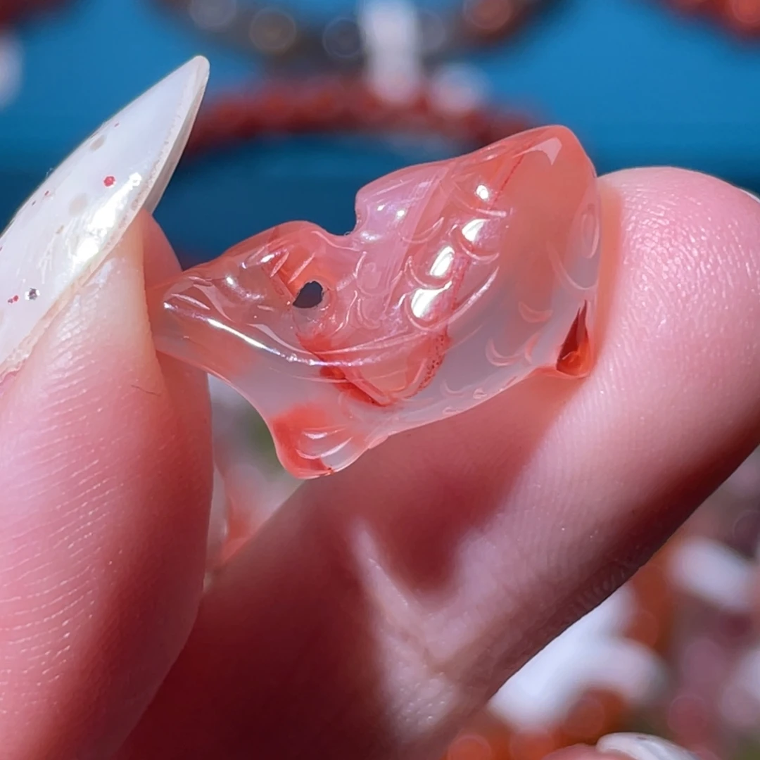 南红玛瑙未镶嵌挂件11392