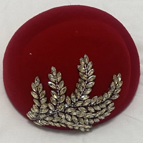 高档羊毛头饰 八色全