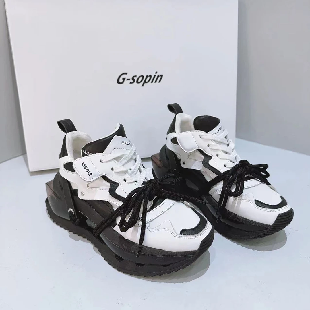 现货C1｜真皮“气垫”羊里垫老爹女鞋｜标准尺码｜228-8