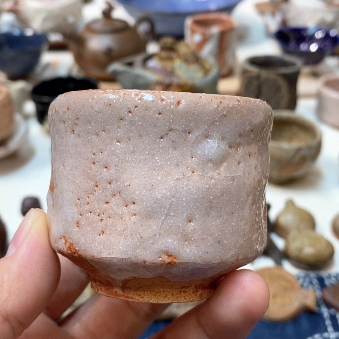 柴烧侘寂粗陶茶具