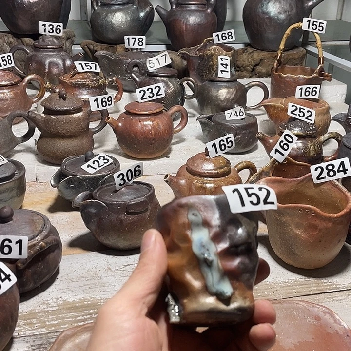 纯手工柴烧茶具精品