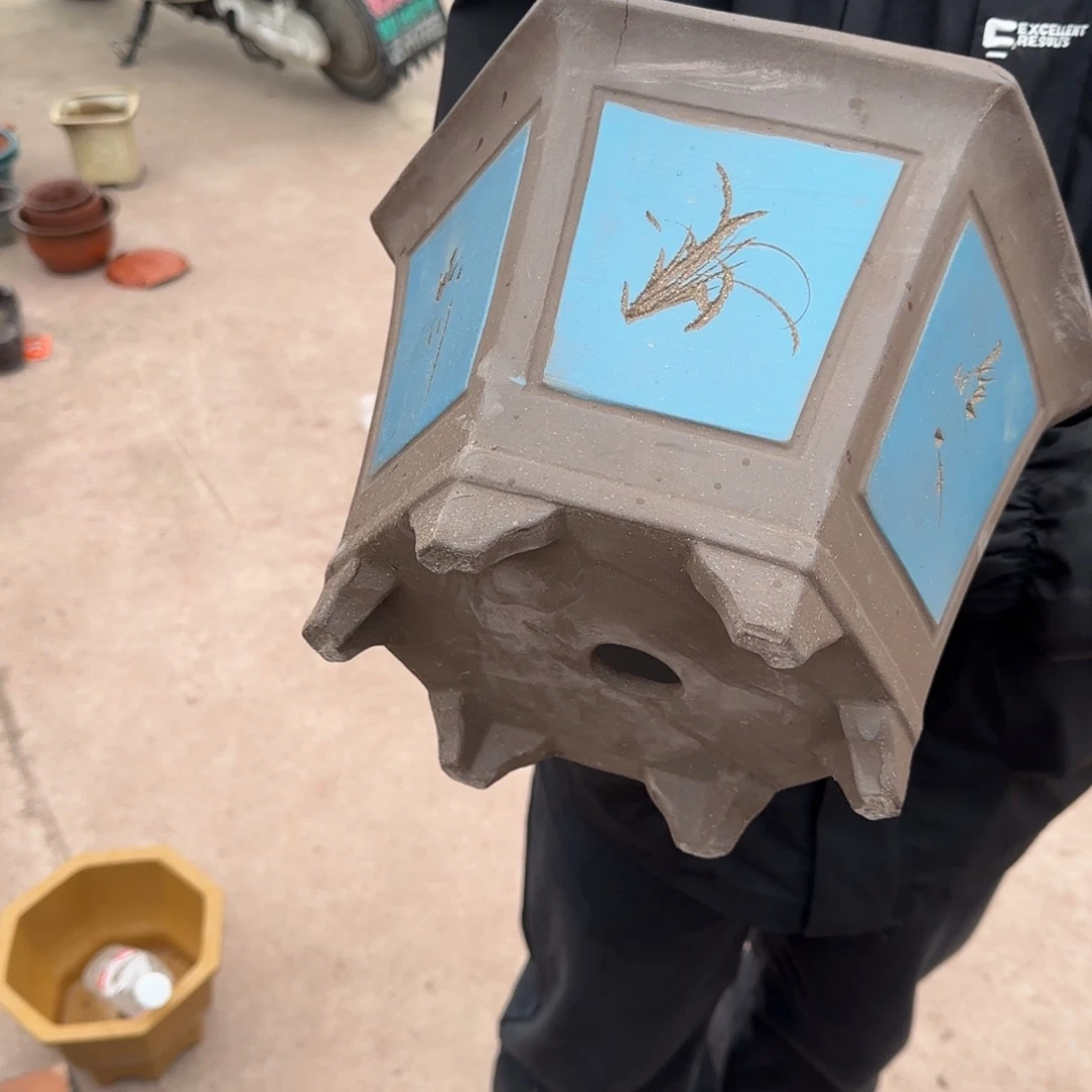 紫砂花盆口径26.16口径