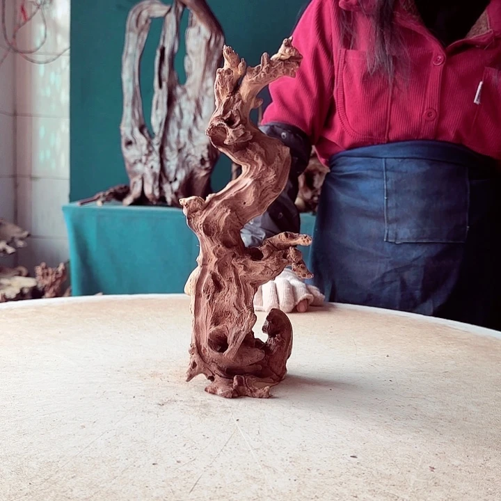 香榧木爷*119金丝红木羊蹄甲半成品