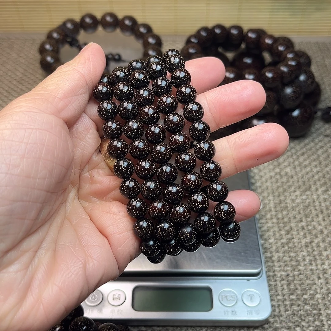 善***@檀香紫檀（小叶紫檀）0.8 108颗 爆星