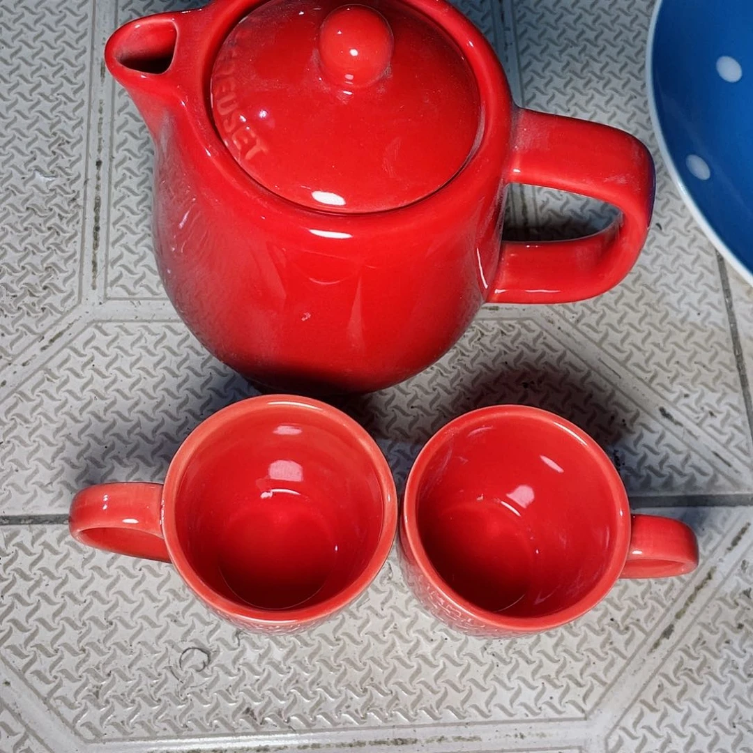 瓷片微瑕陶瓷餐具家用 壶口不圆