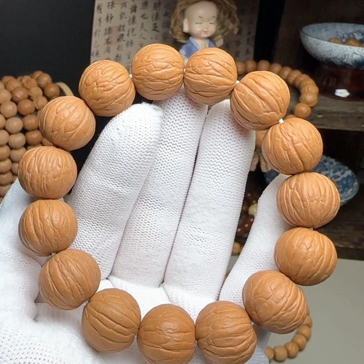 猴头核桃手串全品聚宝盆 原皮原色 干刷打底