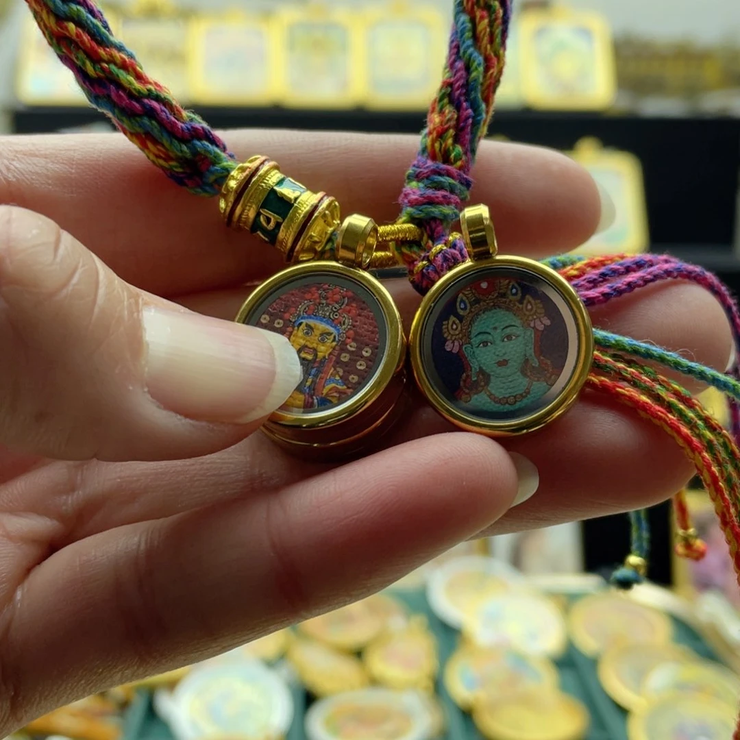 吊坠晨**爱唐卡的制作方法与技巧