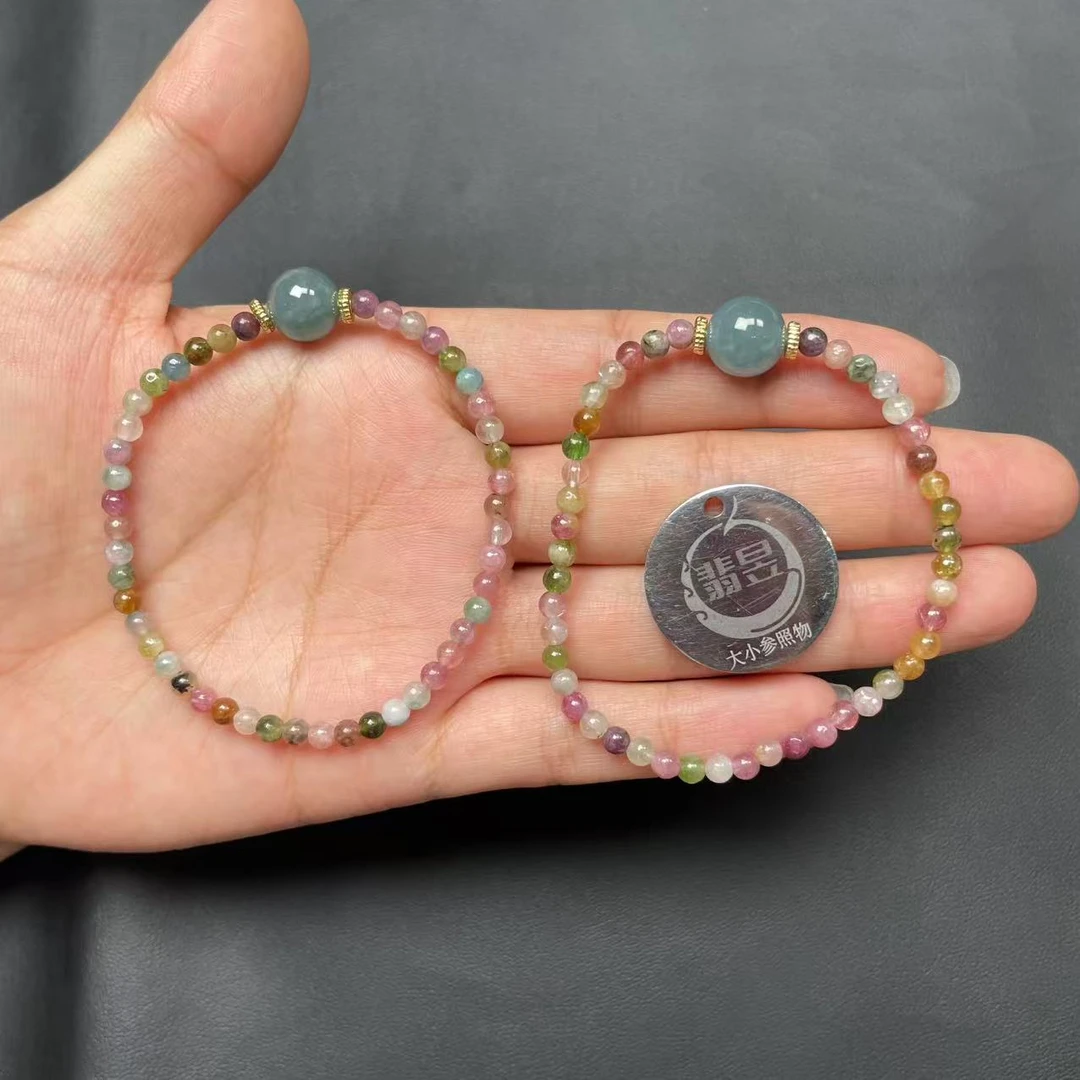 37071T16-3N16-碧玺手串-卡3+/约45颗-多样性/发一件