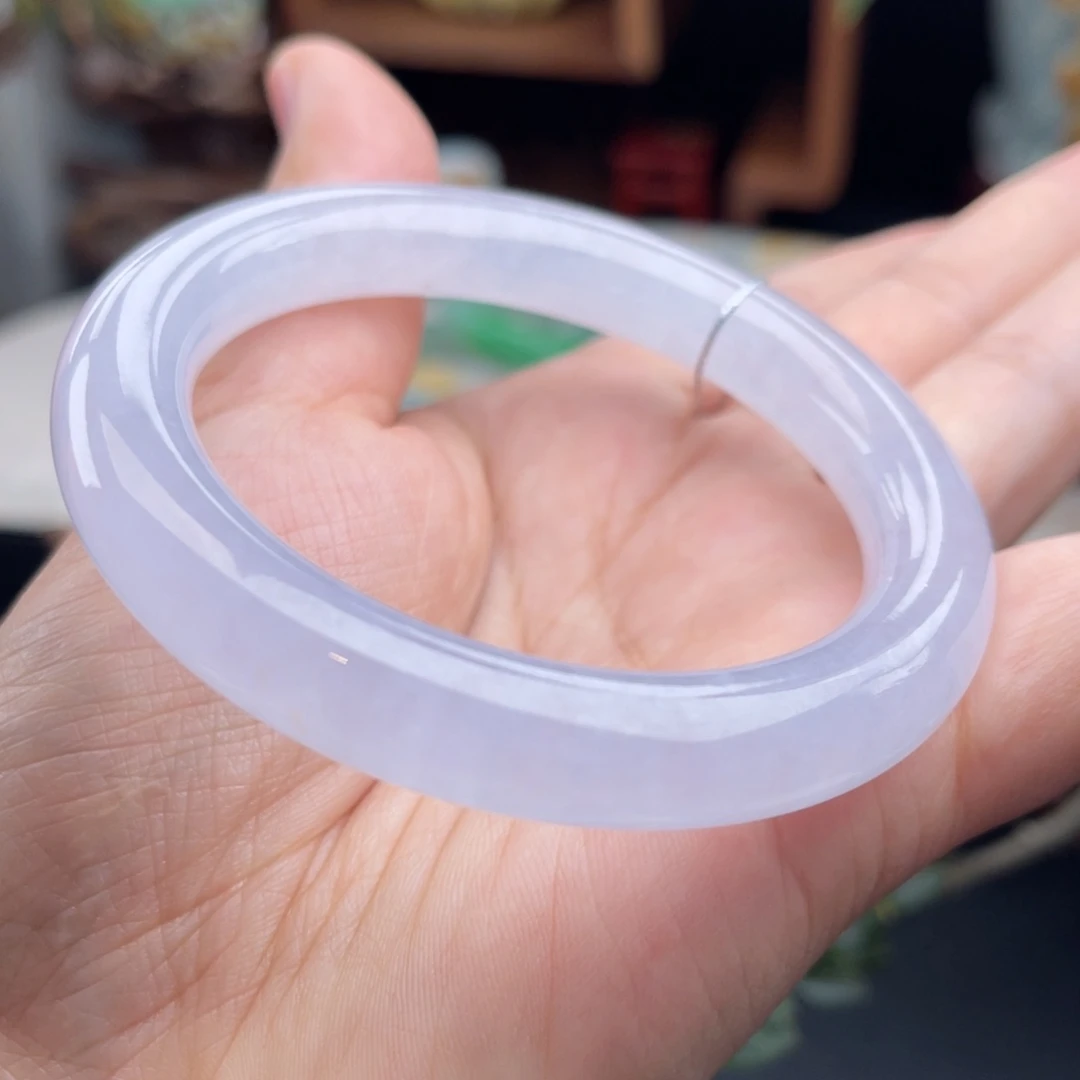 未镶嵌手镯（圆镯）翡翠仙女紫