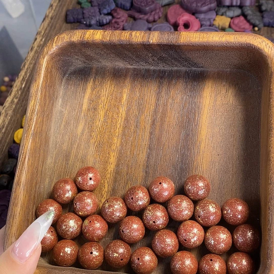 珠串1.5御颜玫瑰瑕疵珠100g