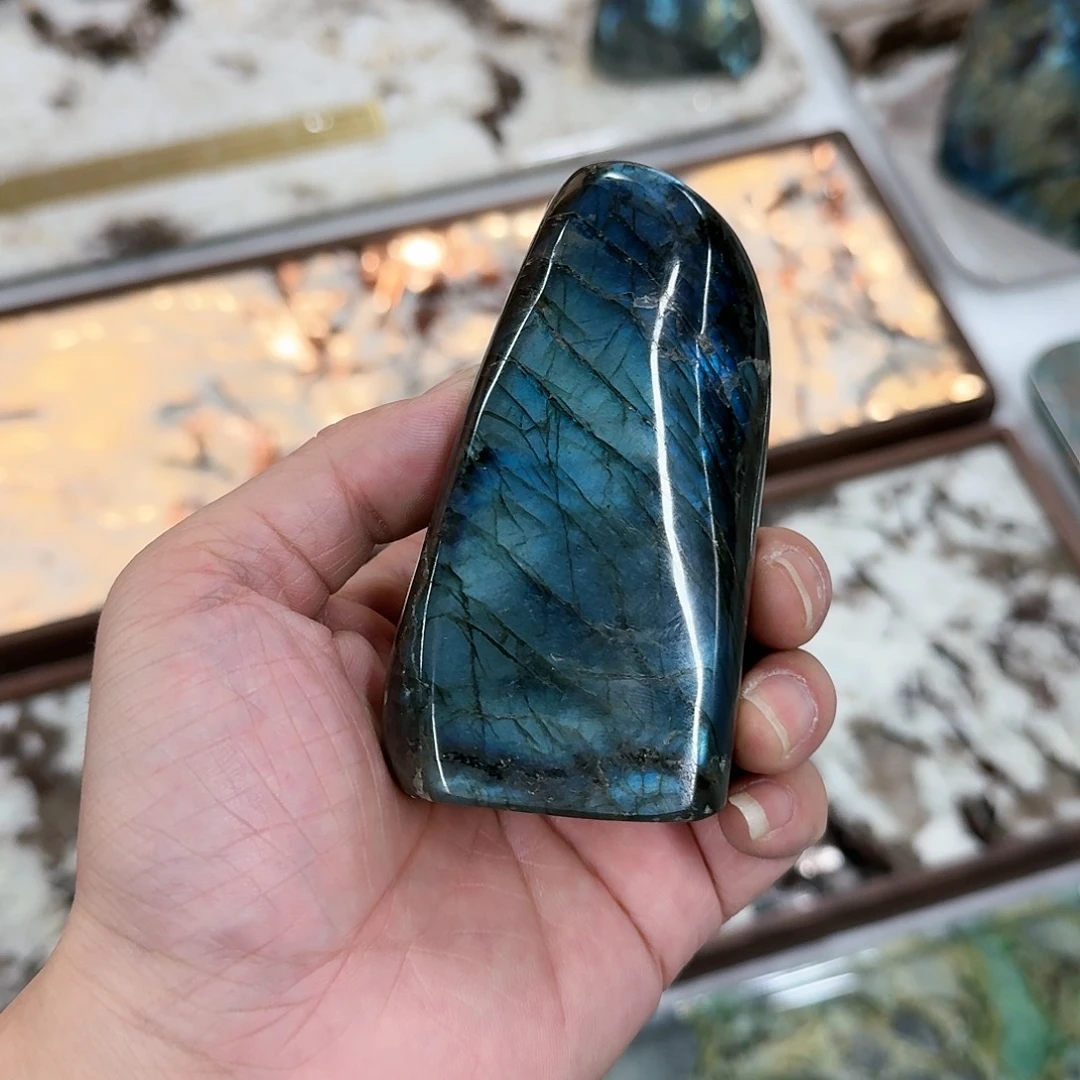 L*依蓝翡翠茶盘摆件50*95*50，JMX1403