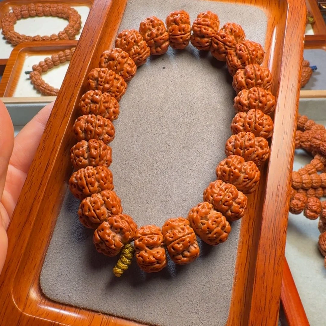 金刚菩提手串飞碟梅花双龙17