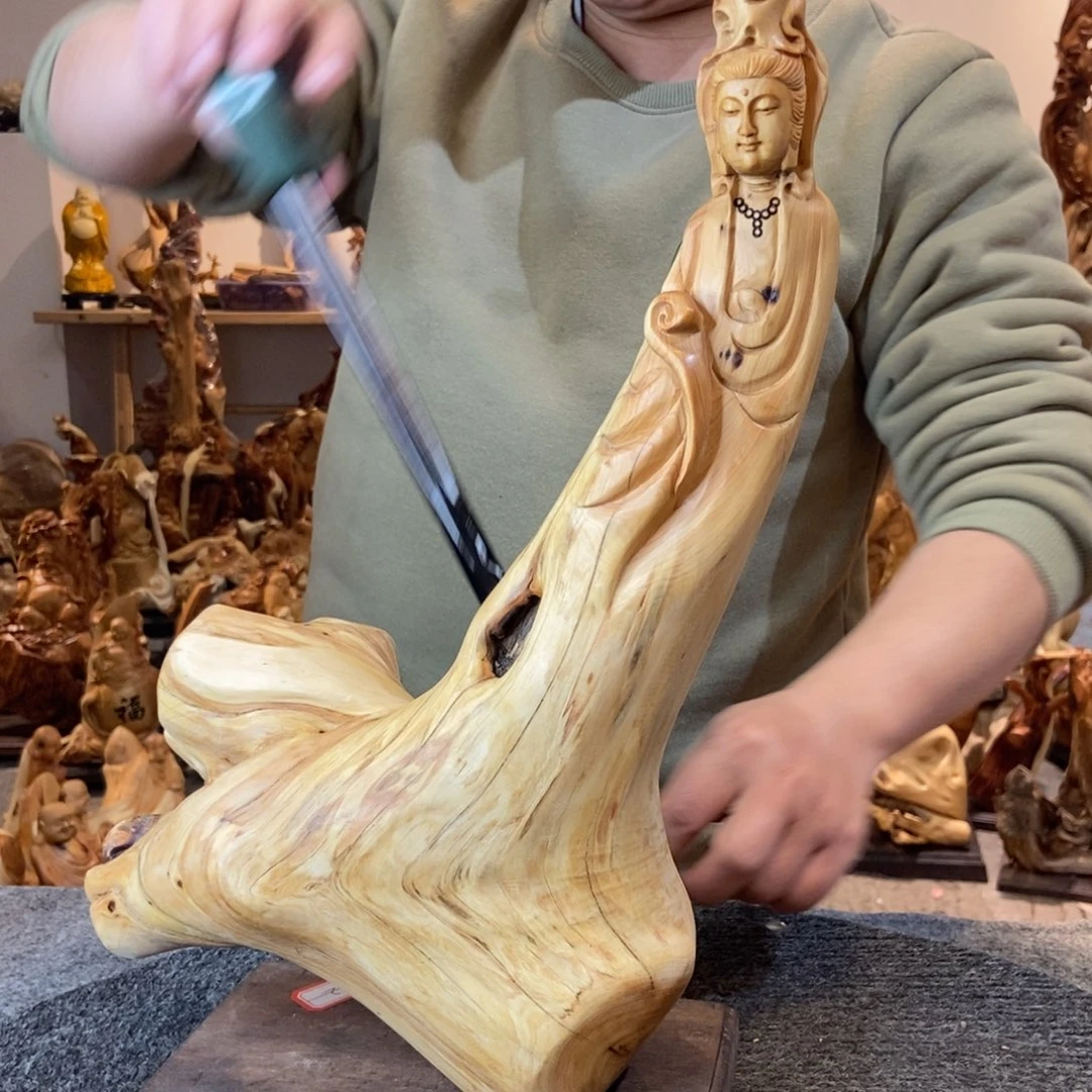 柏木（崖柏）太行崖柏根雕摆件