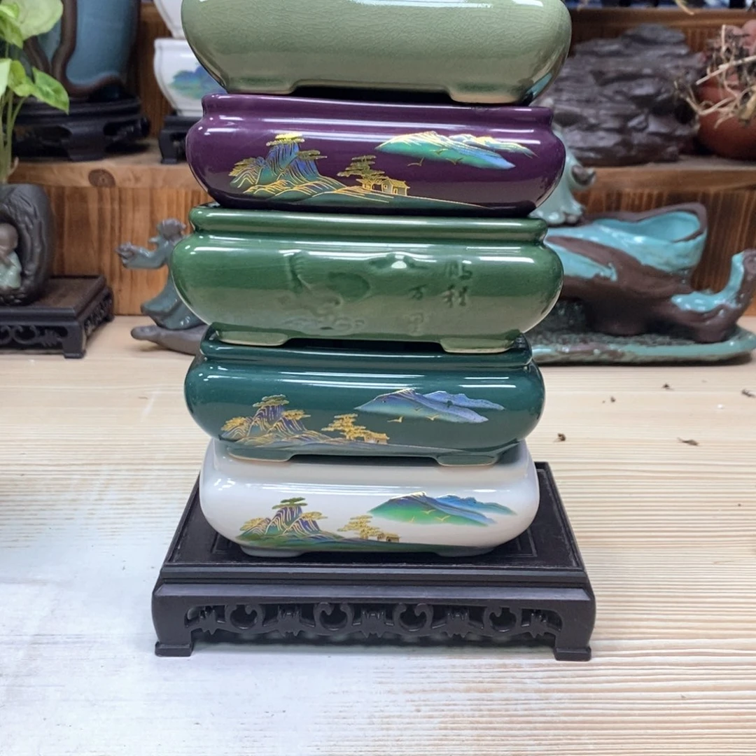 紫砂花盆紫砂陶瓷花盆抢购