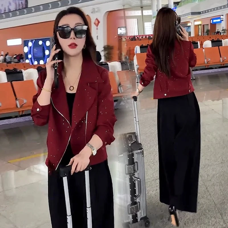 春秋休闲短外套女2025今年流行新款韩版时尚百搭气质减龄夹克上衣