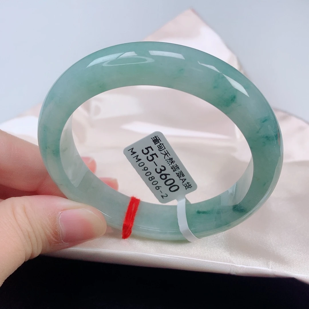 未镶嵌手镯翡翠55正圈