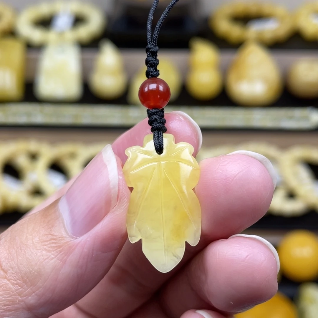 琥珀裸石未镶嵌琥珀蜜蜡