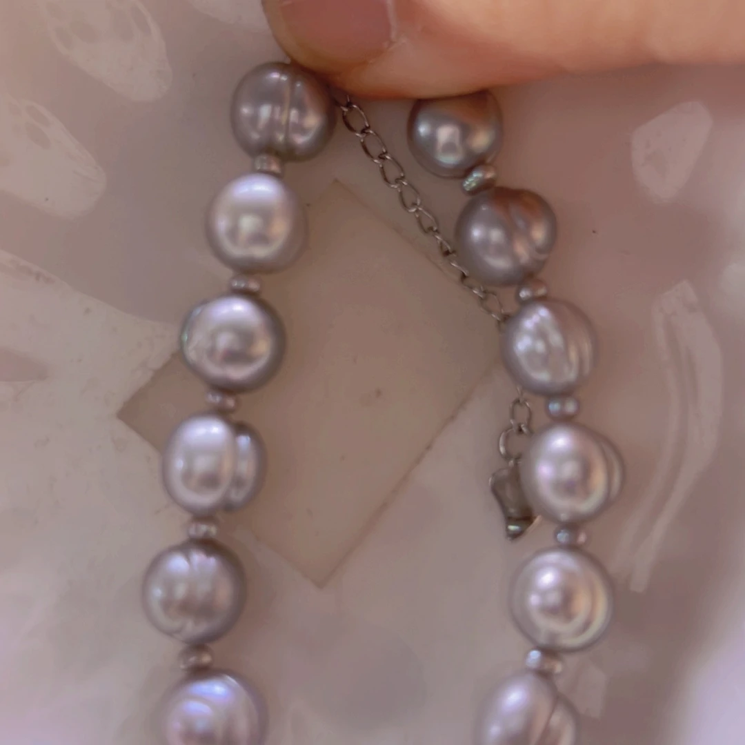 淡水珍珠手绳合金