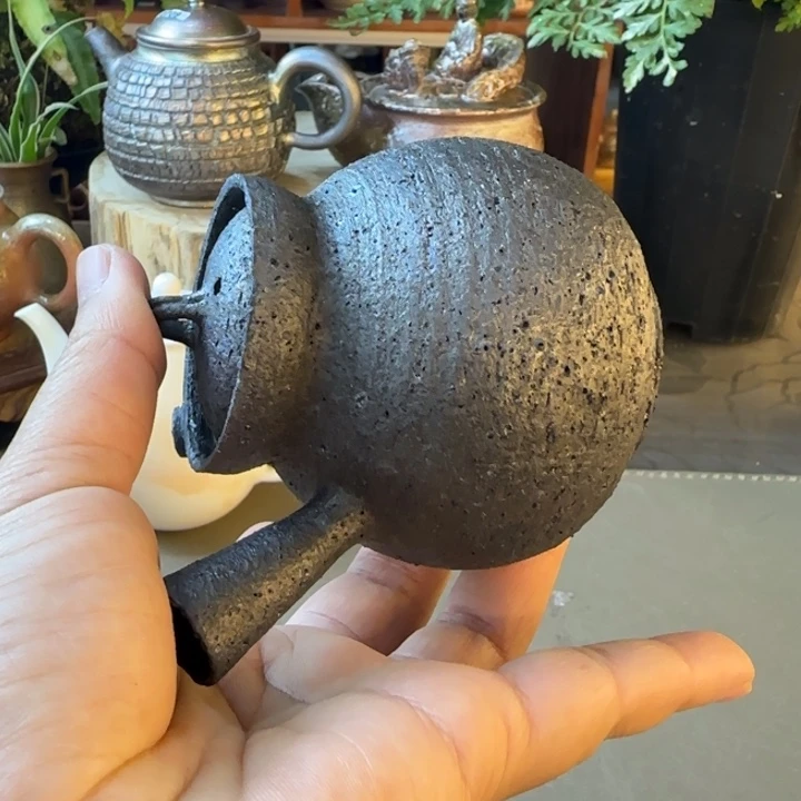 紫砂茶壶黑**贝柴烧新品福利多多