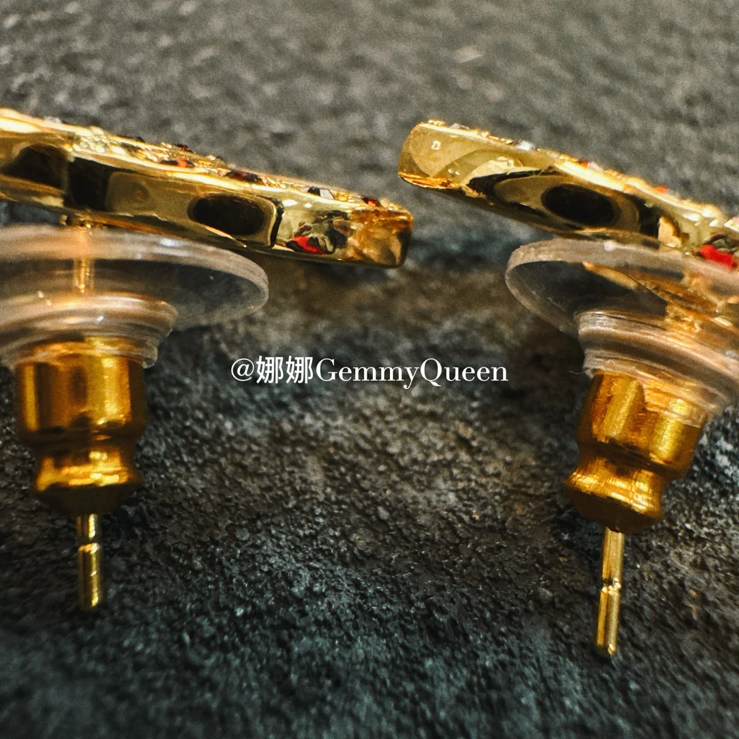 铜合金合成锆石耳饰 娜娜GemmyQueen耳环GQ10101