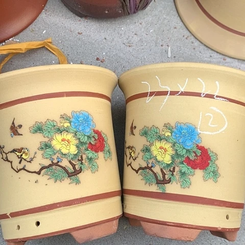 紫砂花盆紫砂等珍贵文物