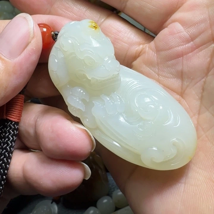 和田玉未镶嵌吊坠(不含链)