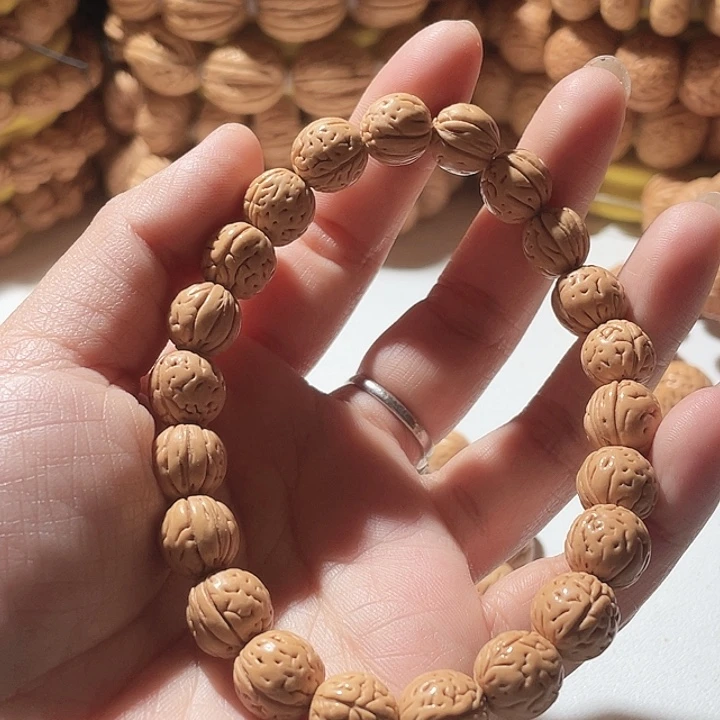 吊坠桃核桃核手串野生36
