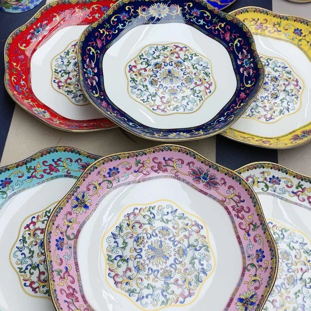 【闪购商品】珐琅8寸6个……………………