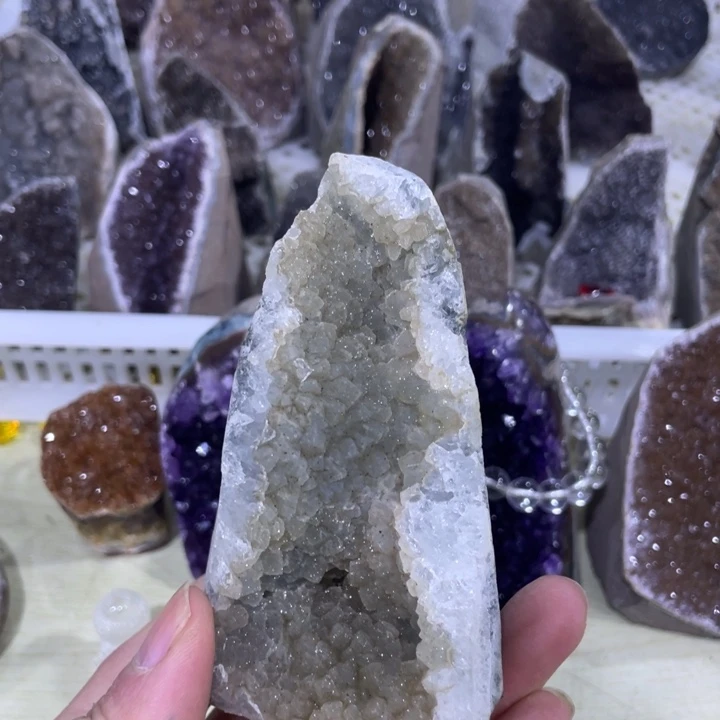 紫晶水晶牙软未镶嵌