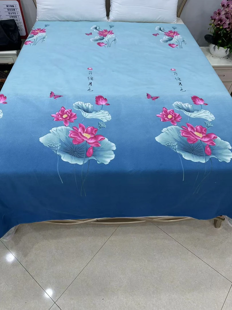 新款大尺寸印花床单