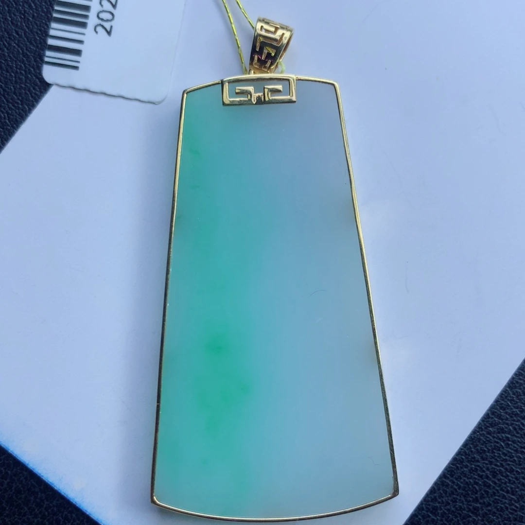 颈饰未镶嵌翡翠无事牌