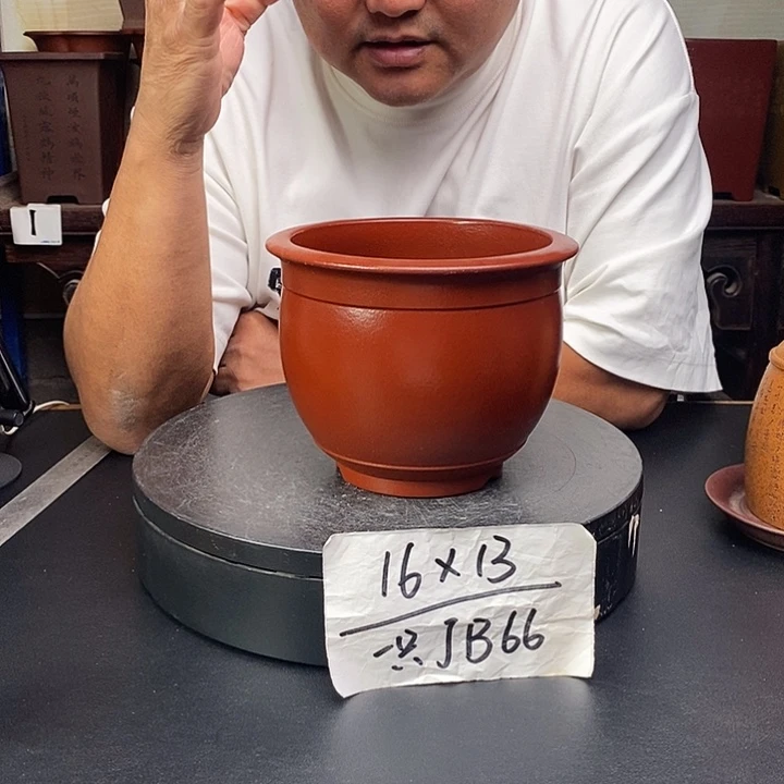 紫砂花盆货号一只JB66