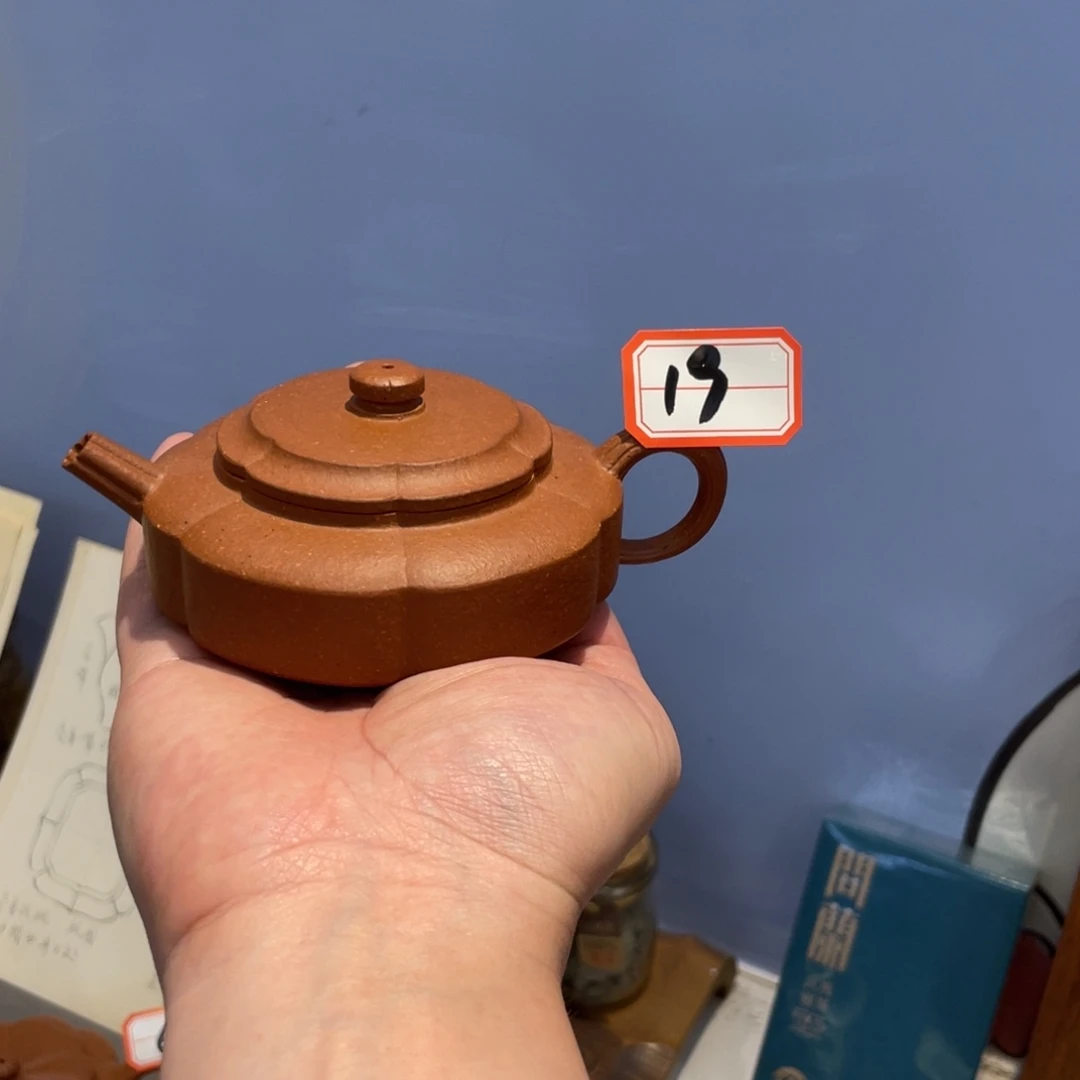 茶壶紫砂楚****器保原矿手工壶的直播间