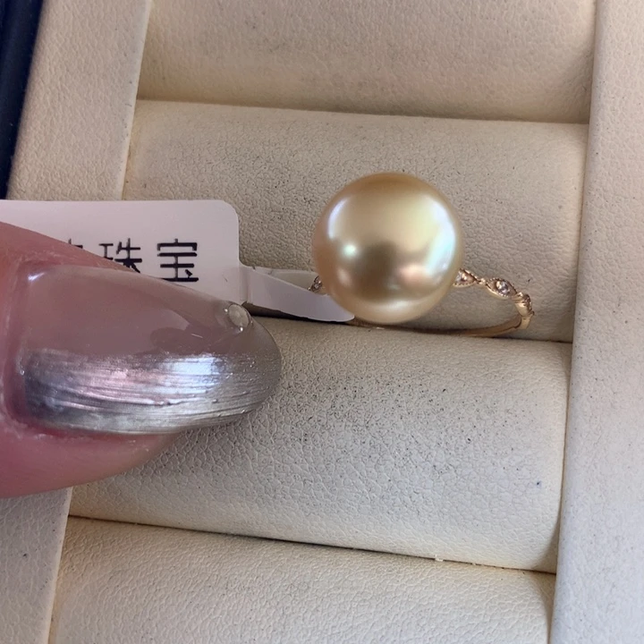 未镶嵌戒指海水珍珠