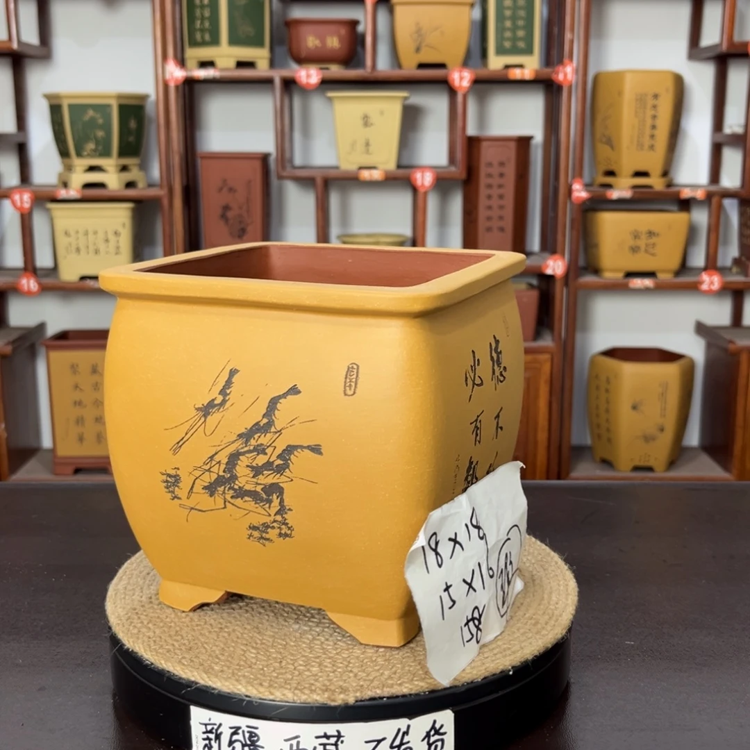 紫砂花盆紫砂花盆