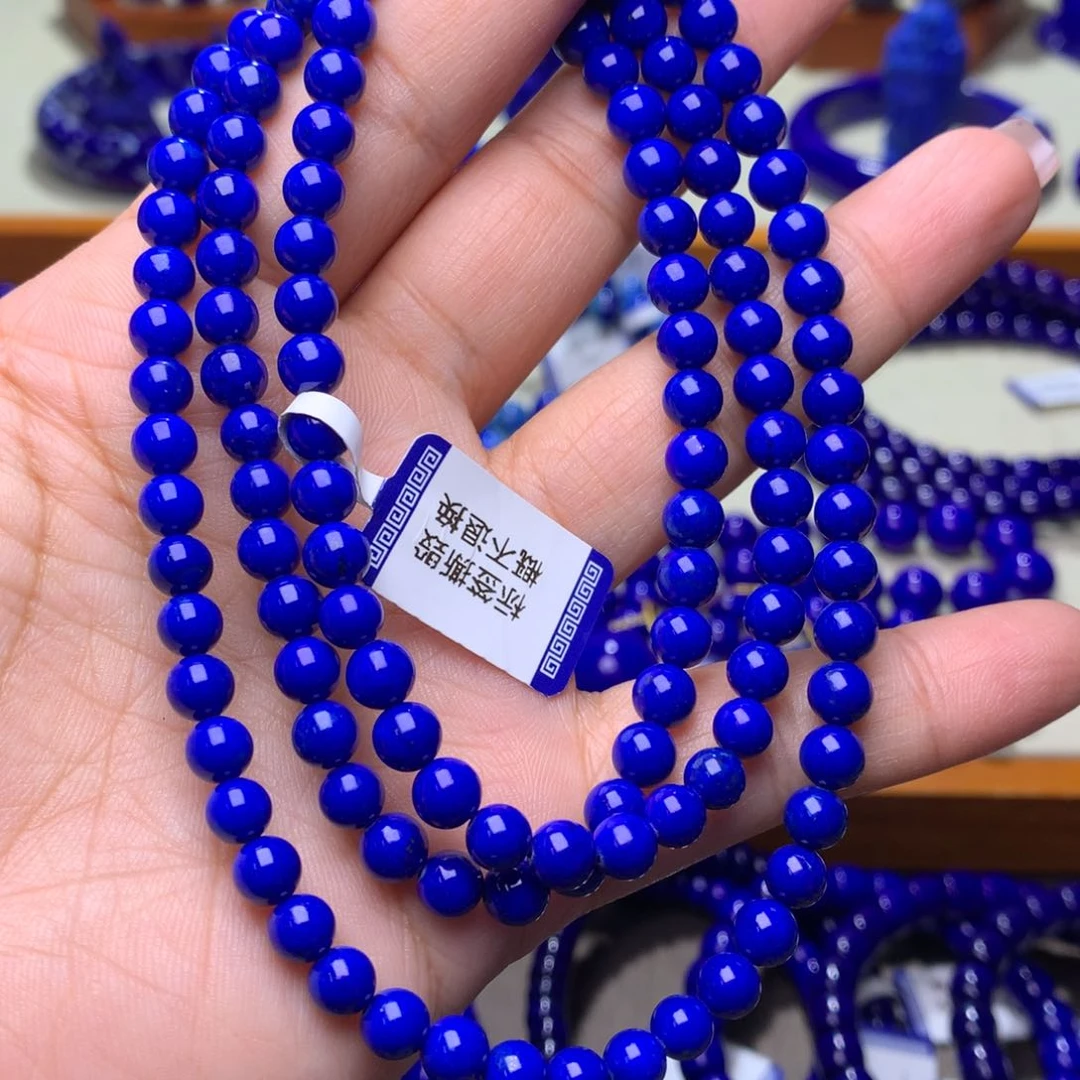 青金石手链未镶嵌5.6m