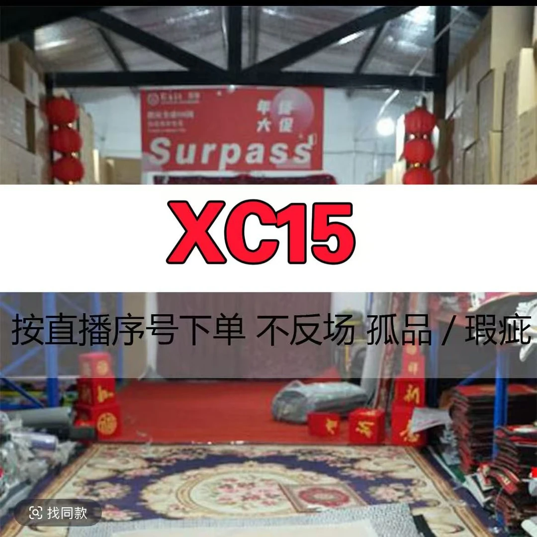 XC15【孤品/微瑕疵】科技绒地垫卫生间入户门厨房浴室防滑地垫