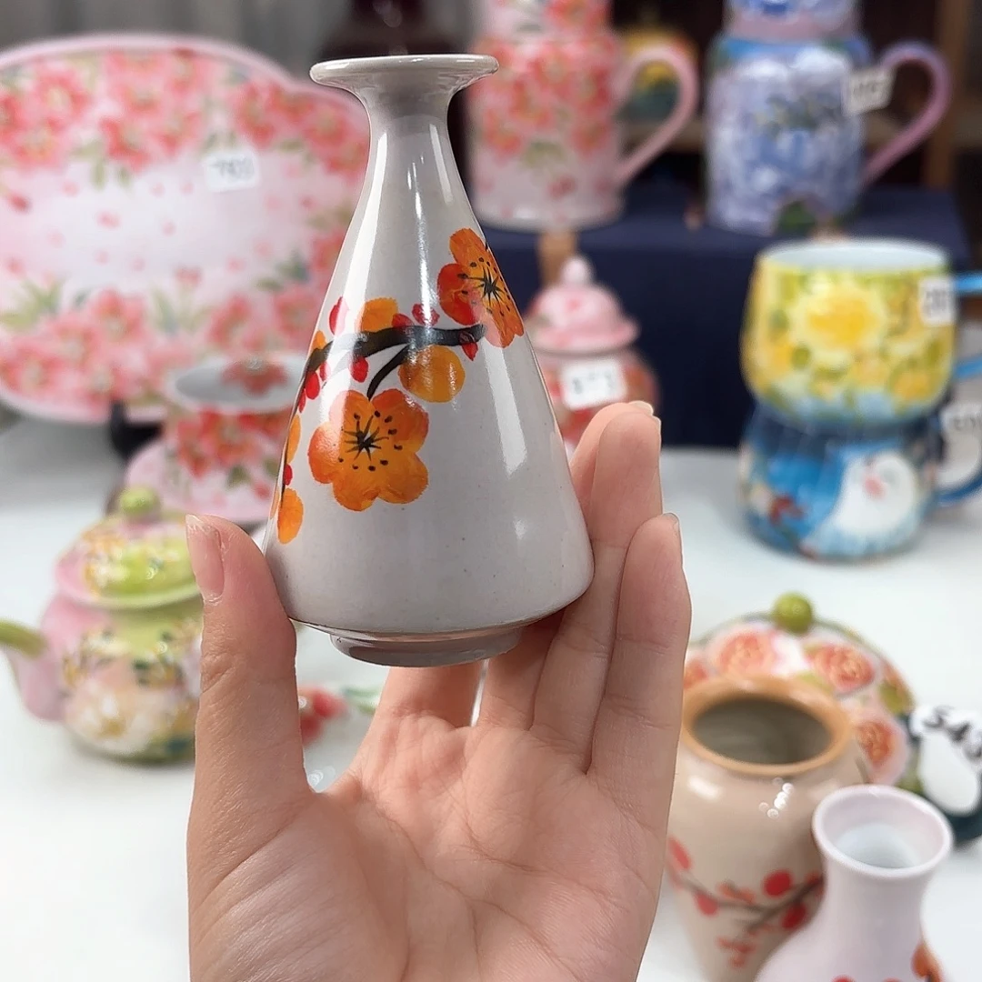 景德镇手绘高温釉下彩陶瓷茶具