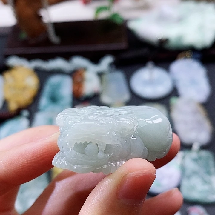 颈饰未镶嵌翡翠缅甸翡翠a货