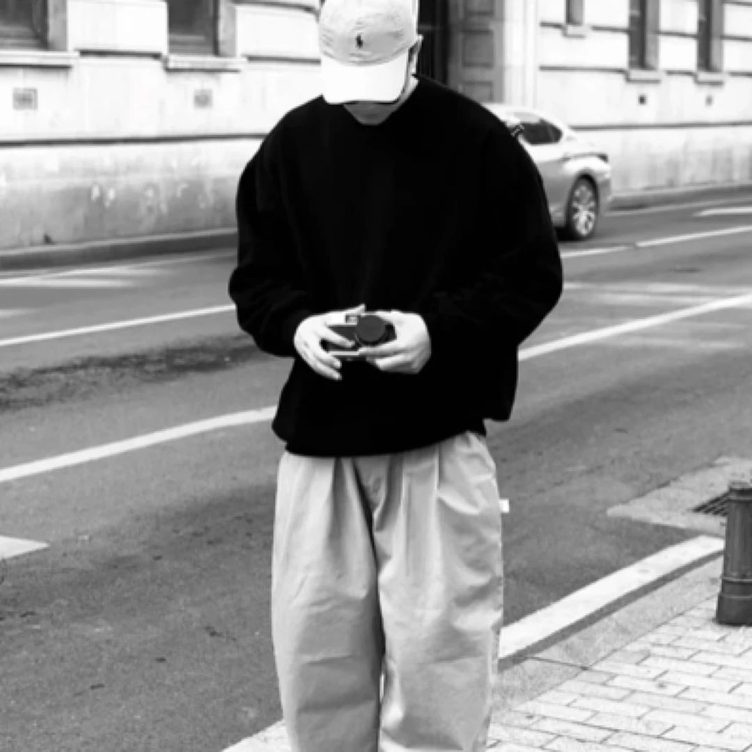 663 新款时尚百搭男女同款休闲裤长裤 10009