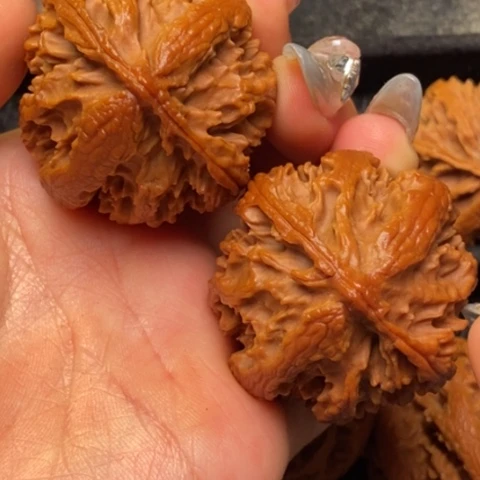 文玩核桃把件秦嶺山脈核桃