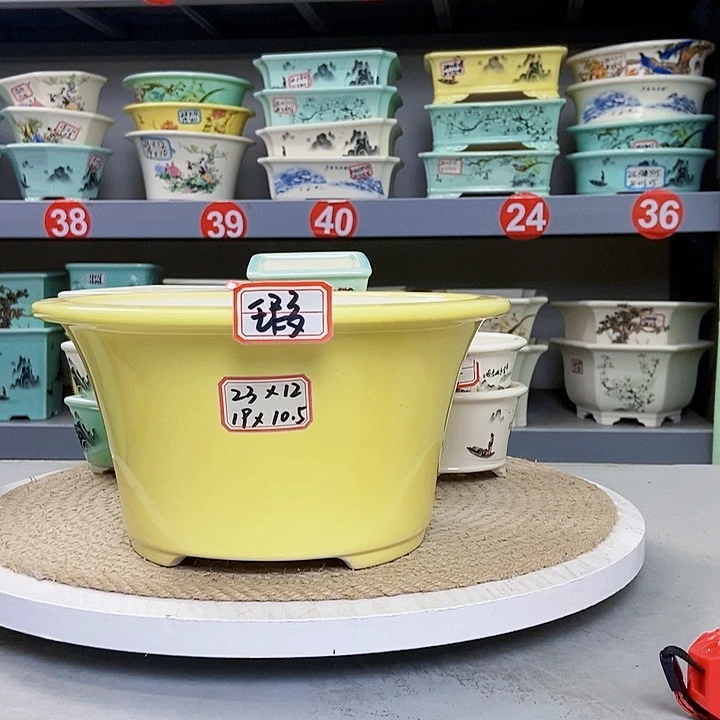 紫砂花瓶紫砂花盆