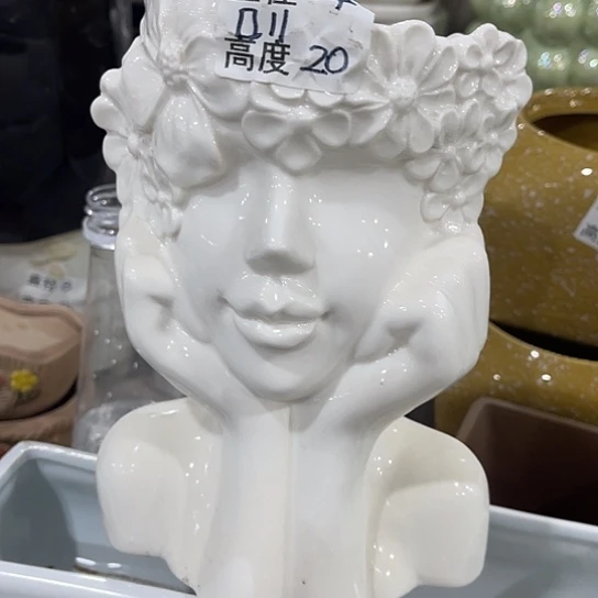 多肉绿植陶瓷花盆9.9包邮，有孔