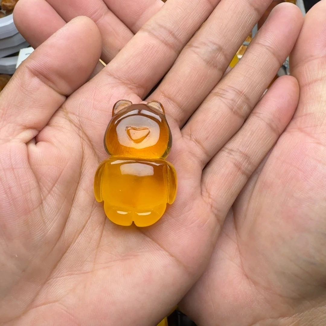 琥珀未镶嵌裸石天然蜜蜡吊坠