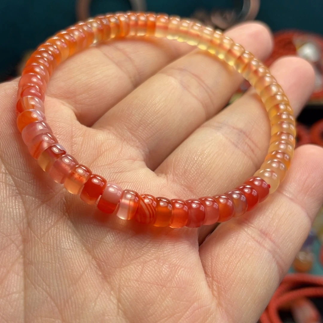 南红玛瑙未镶嵌串6mm