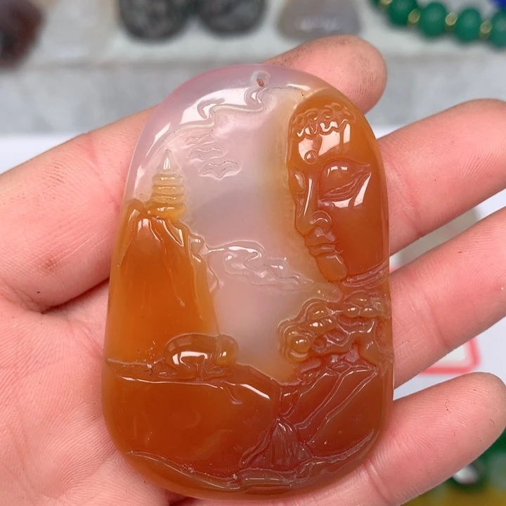 玛瑙/玉髓颈饰未镶嵌缘***庆