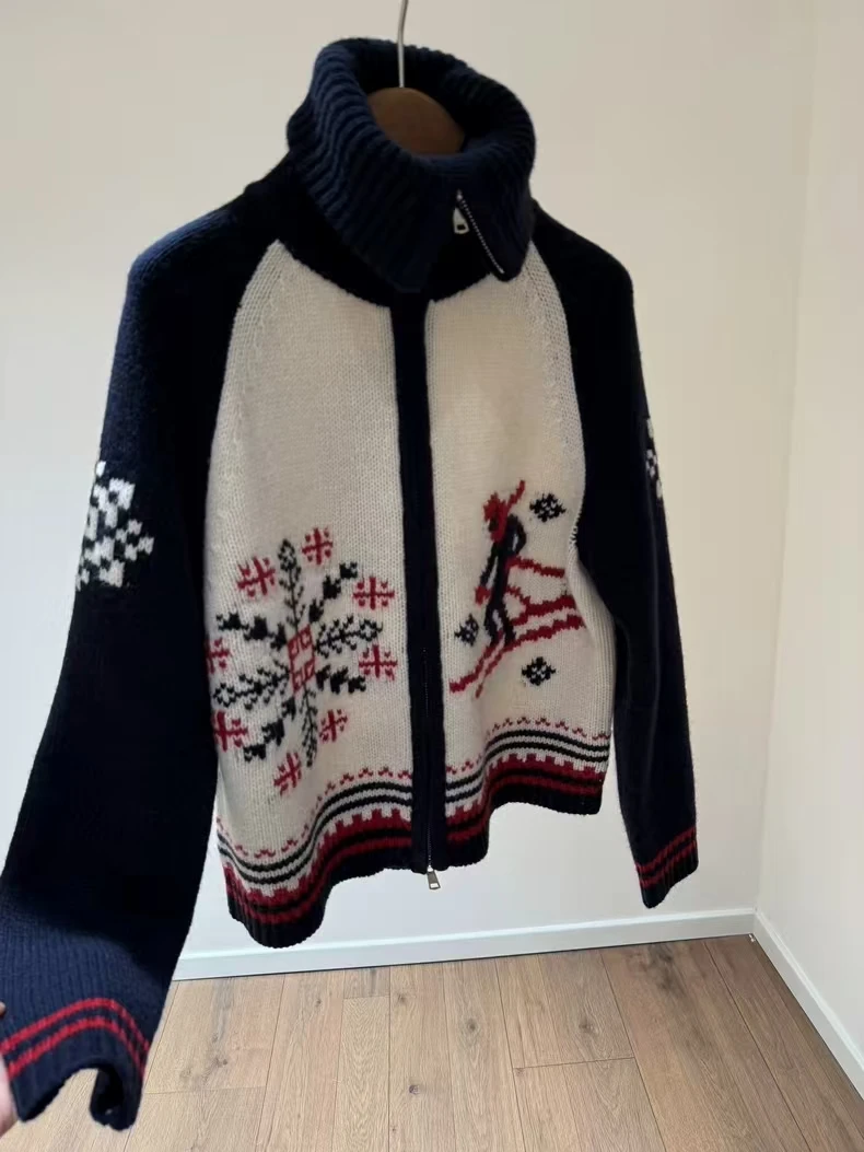 25年春季新款TOT时尚休闲百搭宽松套头长款毛衣my001（25M02059）